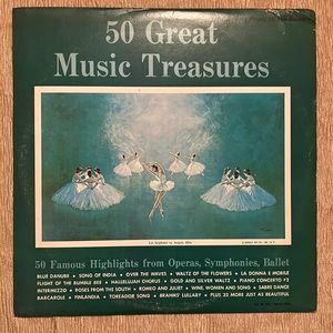 50 Great Music Treasures Vinyl Records